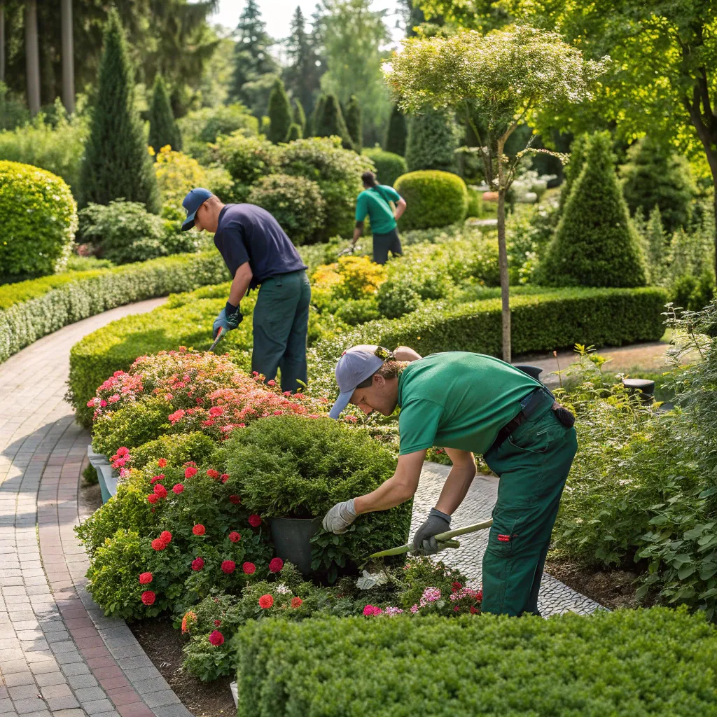 VERONLITHO gardening team at work